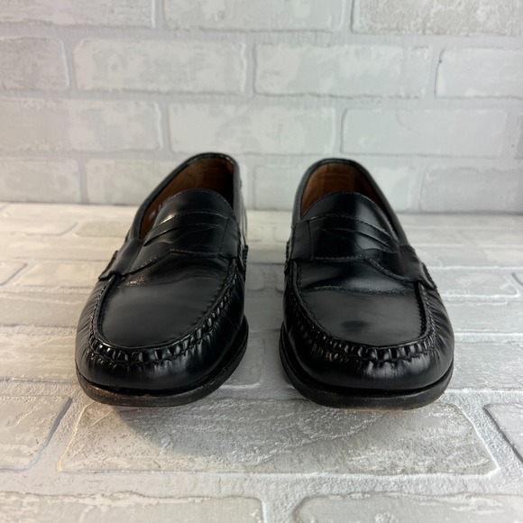 Allen Edmonds Walden Penny Loafers Mens 10.5 B Black Leather‎ Dress Shoes 42470 main image 15